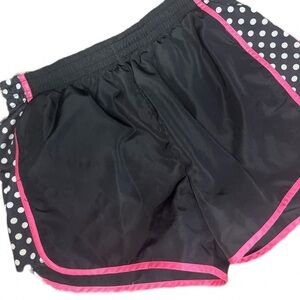 Victoria’s Secret Pink Campus Shorts Black Polka Dot Size XS